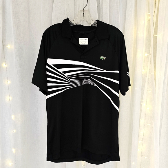 Novak Djokovic Lacoste Sport Tennis Polo Shirt 2019 Collection US - Picture 2 of 3